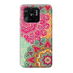 Floral Design Phone Customized Printed Back Cover for Xiaomi Redmi 10