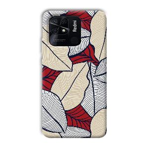 Leafy Pattern Phone Customized Printed Back Cover for Xiaomi Redmi 10