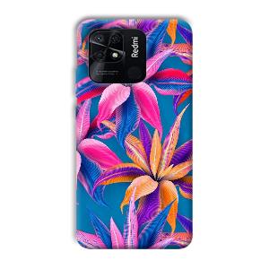 Aqautic Flowers Phone Customized Printed Back Cover for Xiaomi Redmi 10