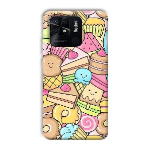 Love Desserts Phone Customized Printed Back Cover for Xiaomi Redmi 10