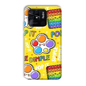 Pop It Phone Customized Printed Back Cover for Xiaomi Redmi 10