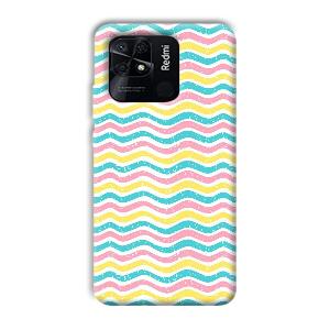 Wavy Designs Phone Customized Printed Back Cover for Xiaomi Redmi 10