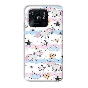 Unicorn Pattern Phone Customized Printed Back Cover for Xiaomi Redmi 10