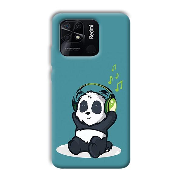 Panda  Phone Customized Printed Back Cover for Xiaomi Redmi 10