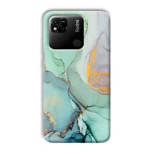 Green Marble Phone Customized Printed Back Cover for Xiaomi Redmi 10A