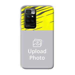 Yellow Lines Customized Printed Back Cover for Xiaomi Redmi 10 Prime 2022