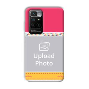 Pink Yellow Customized Printed Back Cover for Xiaomi Redmi 10 Prime 2022