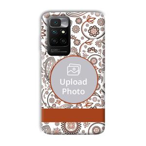 Henna Art Customized Printed Back Cover for Xiaomi Redmi 10 Prime 2022