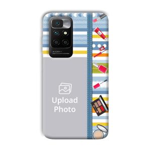 Makeup Theme Customized Printed Back Cover for Xiaomi Redmi 10 Prime 2022