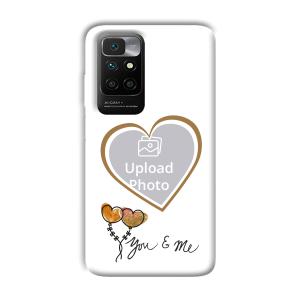 You & Me Customized Printed Back Cover for Xiaomi Redmi 10 Prime 2022