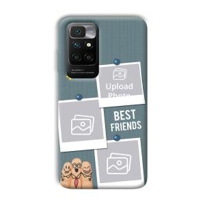 Best Friends Customized Printed Back Cover for Xiaomi Redmi 10 Prime 2022