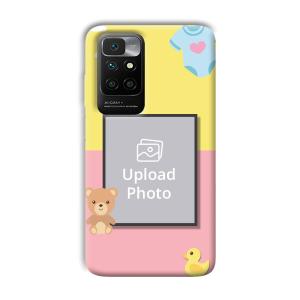 Teddy Bear Baby Design Customized Printed Back Cover for Xiaomi Redmi 10 Prime 2022
