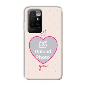 I Love You Customized Printed Back Cover for Xiaomi Redmi 10 Prime 2022