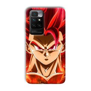 Goku Design Phone Customized Printed Back Cover for Xiaomi Redmi 10 Prime 2022