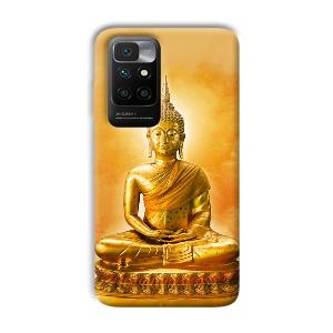 Golden Buddha Phone Customized Printed Back Cover for Xiaomi Redmi 10 Prime 2022