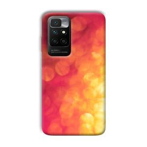 Red Orange Phone Customized Printed Back Cover for Xiaomi Redmi 10 Prime 2022