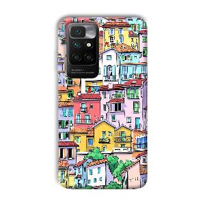 Colorful Alley Phone Customized Printed Back Cover for Xiaomi Redmi 10 Prime 2022