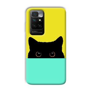 Black Cat Phone Customized Printed Back Cover for Xiaomi Redmi 10 Prime 2022