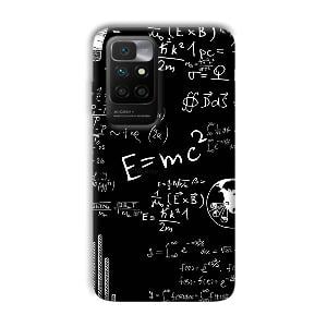 E is Equal To MC2 Phone Customized Printed Back Cover for Xiaomi Redmi 10 Prime 2022