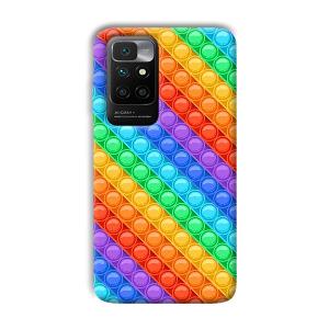 Colorful Circles Phone Customized Printed Back Cover for Xiaomi Redmi 10 Prime 2022
