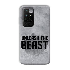 Unleash The Beast Phone Customized Printed Back Cover for Xiaomi Redmi 10 Prime 2022