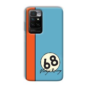 Vintage Racing Phone Customized Printed Back Cover for Xiaomi Redmi 10 Prime 2022