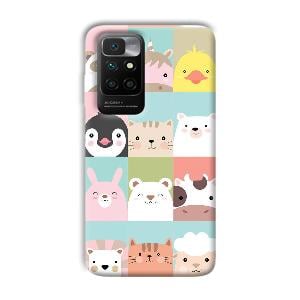 Kittens Phone Customized Printed Back Cover for Xiaomi Redmi 10 Prime 2022