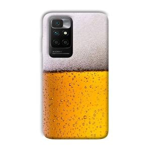 Beer Design Phone Customized Printed Back Cover for Xiaomi Redmi 10 Prime 2022