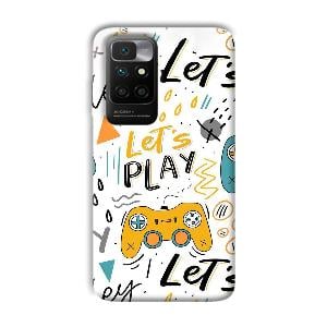 Let's Play Phone Customized Printed Back Cover for Xiaomi Redmi 10 Prime 2022