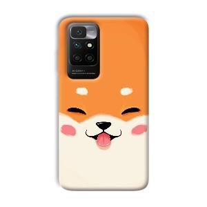 Smiley Cat Phone Customized Printed Back Cover for Xiaomi Redmi 10 Prime 2022