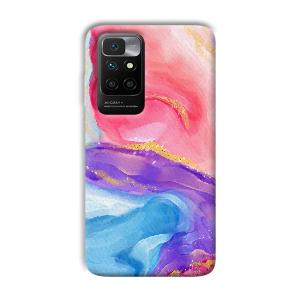 Water Colors Phone Customized Printed Back Cover for Xiaomi Redmi 10 Prime 2022