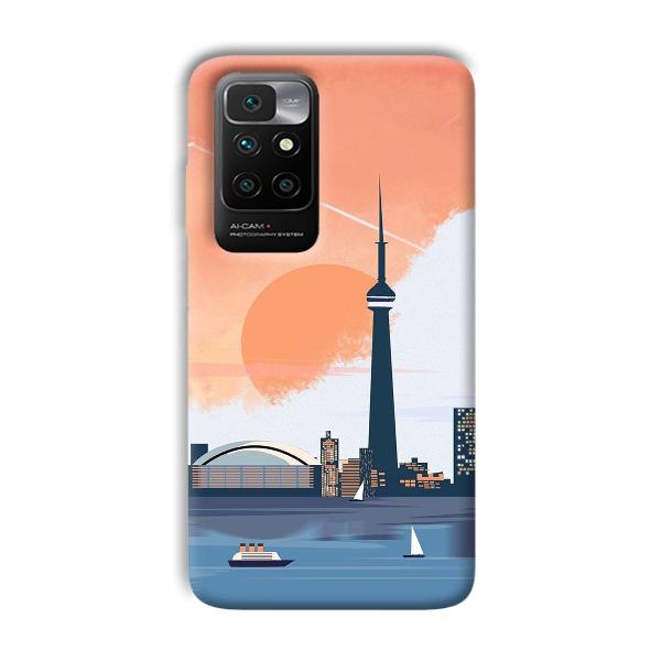 City Design Phone Customized Printed Back Cover for Xiaomi Redmi 10 Prime 2022