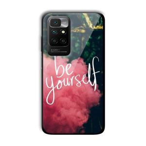 Be Yourself Customized Printed Glass Back Cover for Xiaomi Redmi 10 Prime 2022