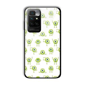 Green Eyes Customized Printed Glass Back Cover for Xiaomi Redmi 10 Prime 2022