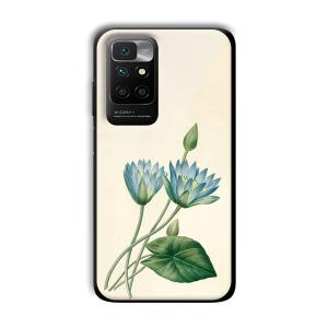 Flowers Customized Printed Glass Back Cover for Xiaomi Redmi 10 Prime 2022