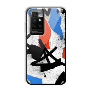 Abstract Graffiti Customized Printed Glass Back Cover for Xiaomi Redmi 10 Prime 2022