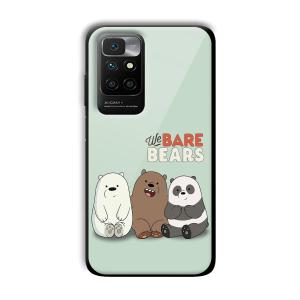 We Bare Bears Customized Printed Glass Back Cover for Xiaomi Redmi 10 Prime 2022
