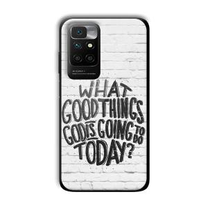 Good Thinks Customized Printed Glass Back Cover for Xiaomi Redmi 10 Prime 2022