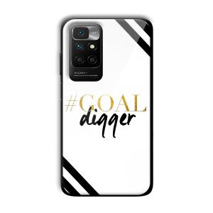 Goal Digger Customized Printed Glass Back Cover for Xiaomi Redmi 10 Prime 2022