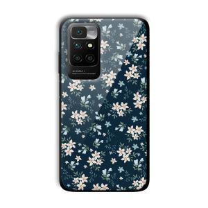Little Flowers Customized Printed Glass Back Cover for Xiaomi Redmi 10 Prime 2022