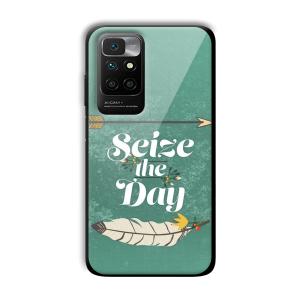 Seize the Day Customized Printed Glass Back Cover for Xiaomi Redmi 10 Prime 2022
