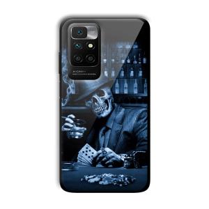 Scary Man Customized Printed Glass Back Cover for Xiaomi Redmi 10 Prime 2022