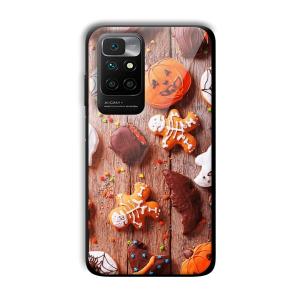 Gingerbread Customized Printed Glass Back Cover for Xiaomi Redmi 10 Prime 2022