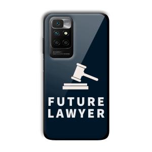 Future Lawyer Customized Printed Glass Back Cover for Xiaomi Redmi 10 Prime 2022