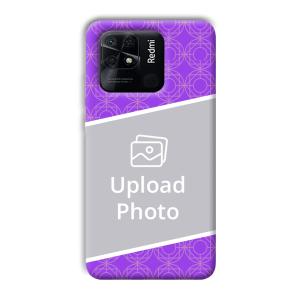 Purple Design Customized Printed Back Cover for Xiaomi Redmi 10 Power