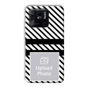 White Black Customized Printed Back Cover for Xiaomi Redmi 10 Power