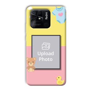 Teddy Bear Baby Design Customized Printed Back Cover for Xiaomi Redmi 10 Power