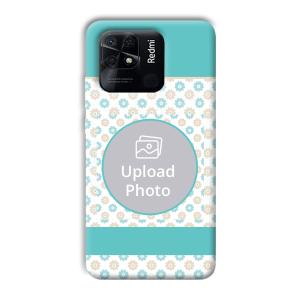 Blue Flowers Customized Printed Back Cover for Xiaomi Redmi 10 Power