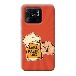 Sahi Pakde Hai Phone Customized Printed Back Cover for Xiaomi Redmi 10 Power