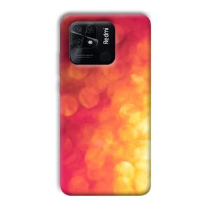 Red Orange Phone Customized Printed Back Cover for Xiaomi Redmi 10 Power